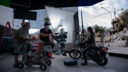Virtual Production Motorcycle Masks Camera Operators The Other End